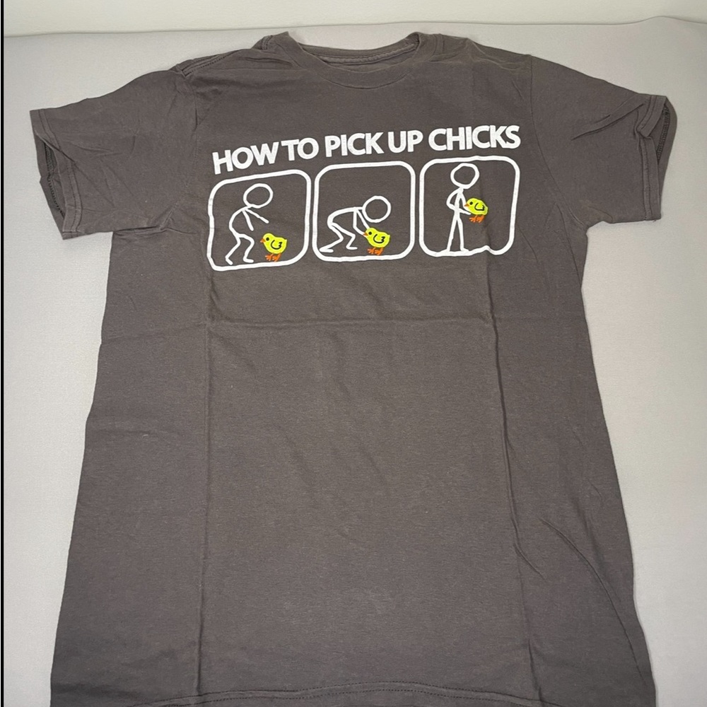 Urban Pipelines “How To Pick Up Chicks” T-Shirt Mens Small